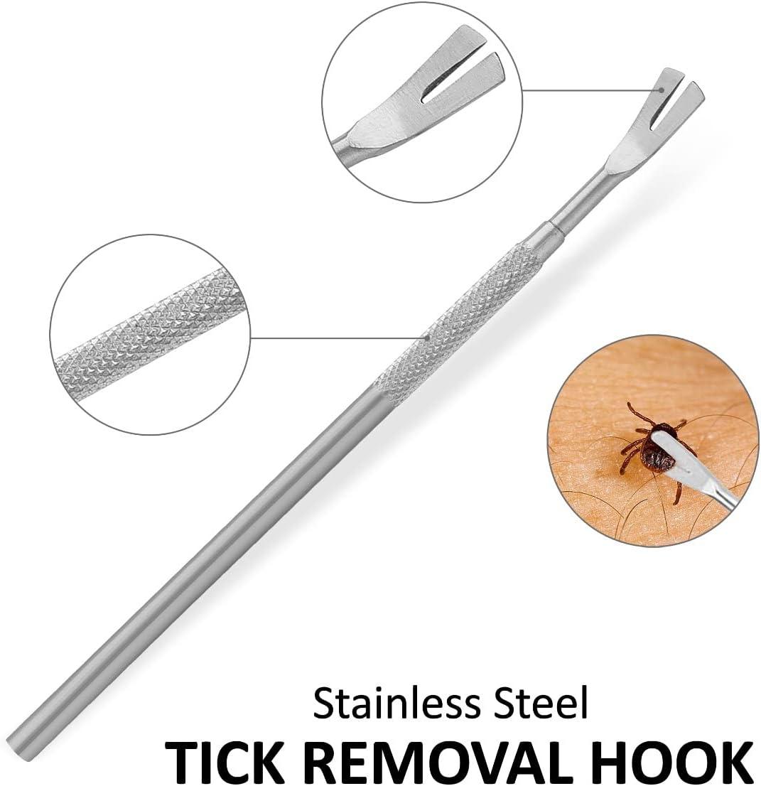 Rimuovi Zecche 3 Pezzi - Tool Per Cani, Gatti, Cavalli, In Plastica Durevole, Facile Da Usare - Foto 4