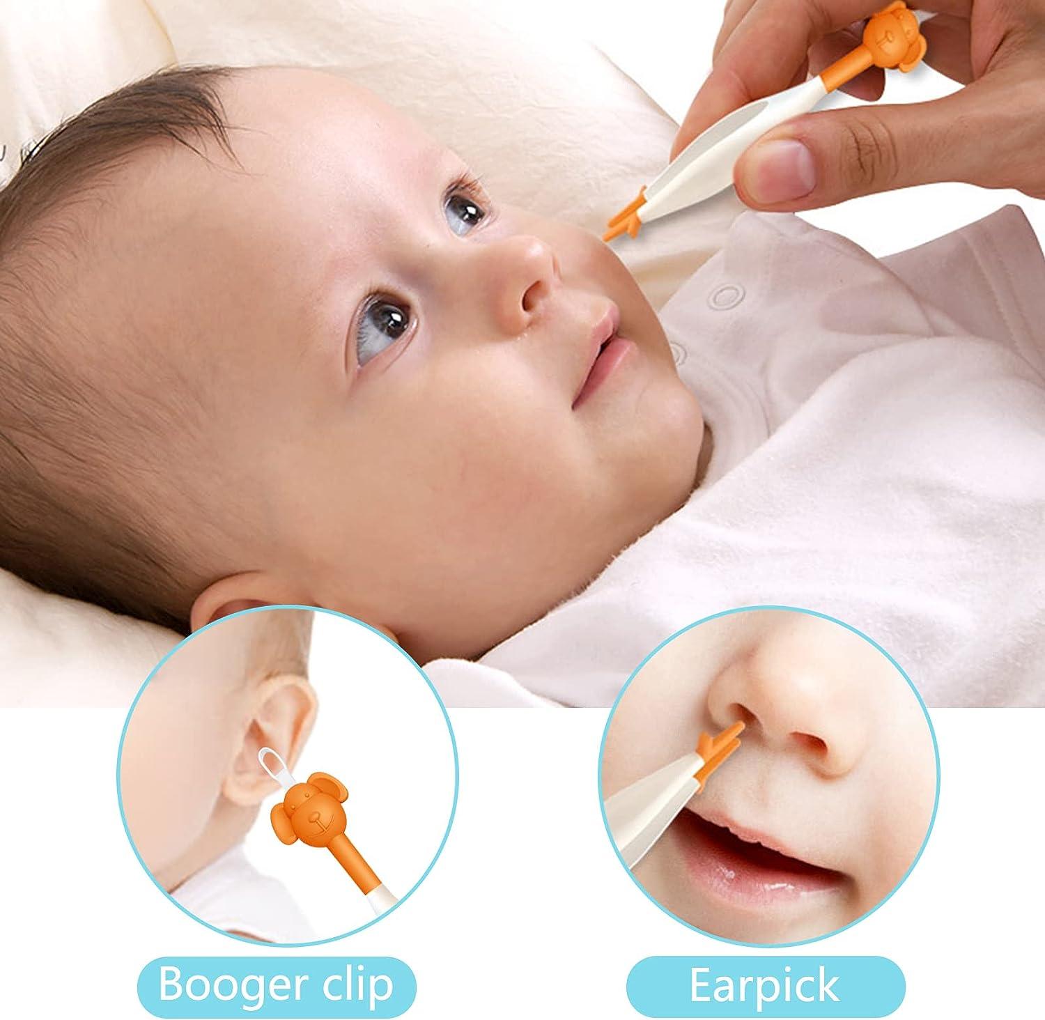 1 Baby Nose And Ear Gadget, Safe Baby Booger Remover, Nose Cleaning Tweezers,  Nose Cleaner For Baby Infants And Toddlers, Dual Earwax And Snot Removal  Baby Must Have Items,christmas,halloween,thanksgiving Day Gift 