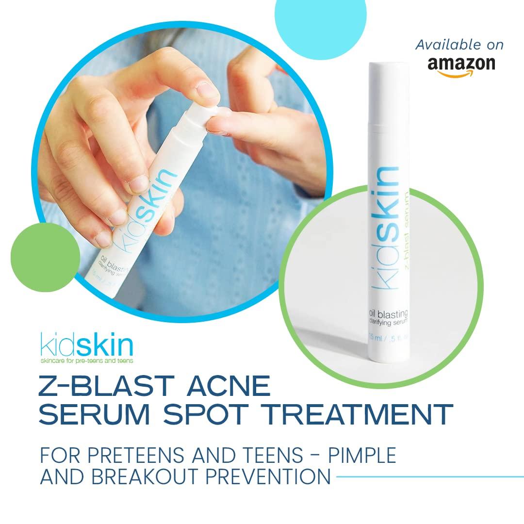 Kidskin Three-Step Acne Treatment Kit for Kids, Tweens