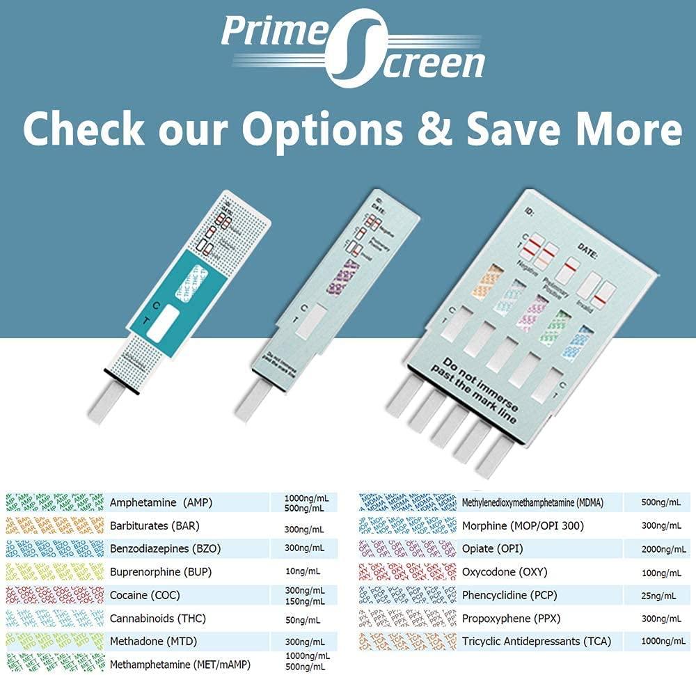 Prime Screen THC Single Panel Urine Test Kit Individually Wrapped