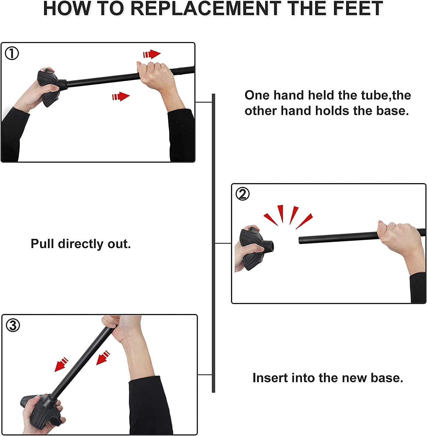 BeneCane Adjustable Walking Cane with Offset Handle Lightweight