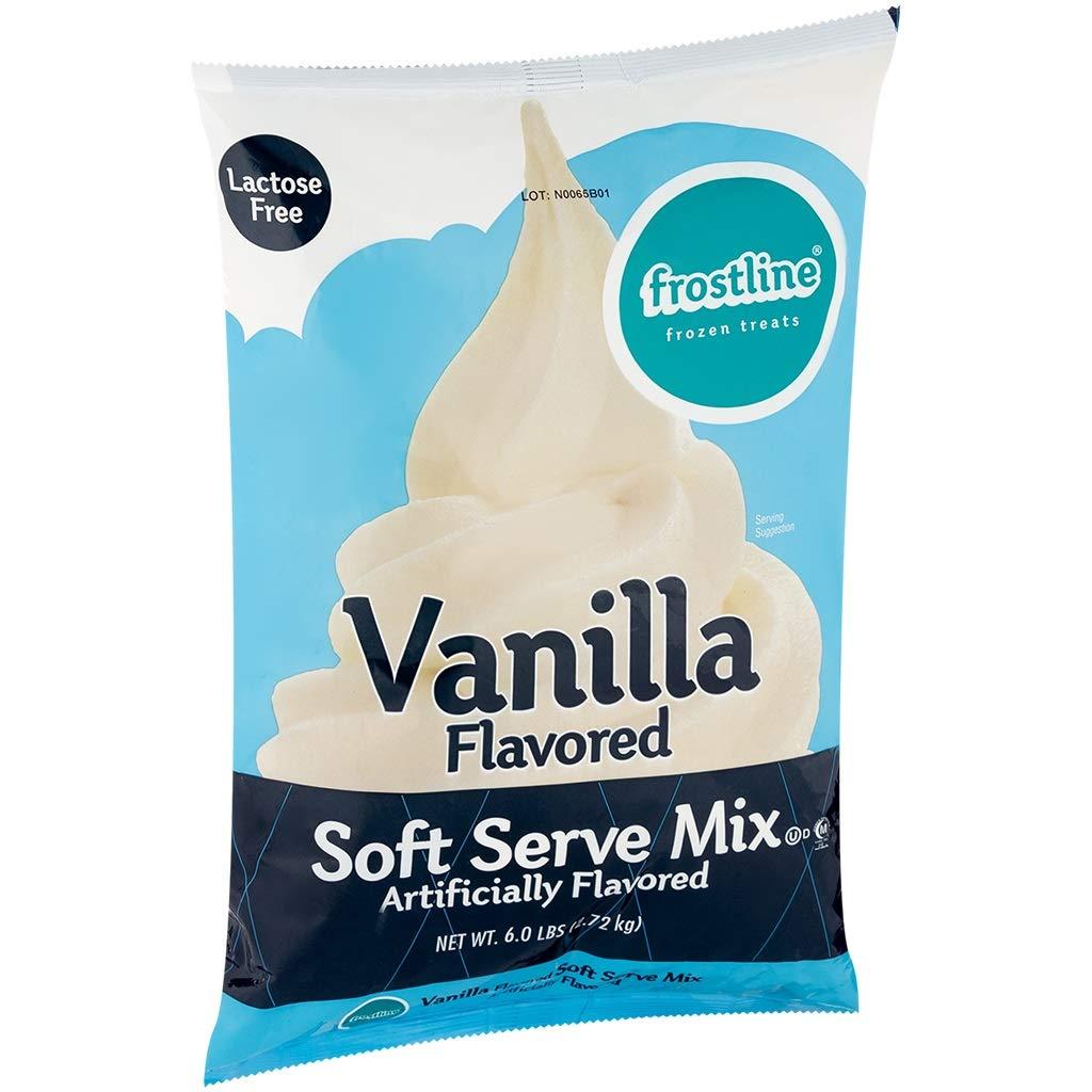 Frostline Vanilla Soft Serve Ice Cream Mix 6 lb 96 oz Pack of 1