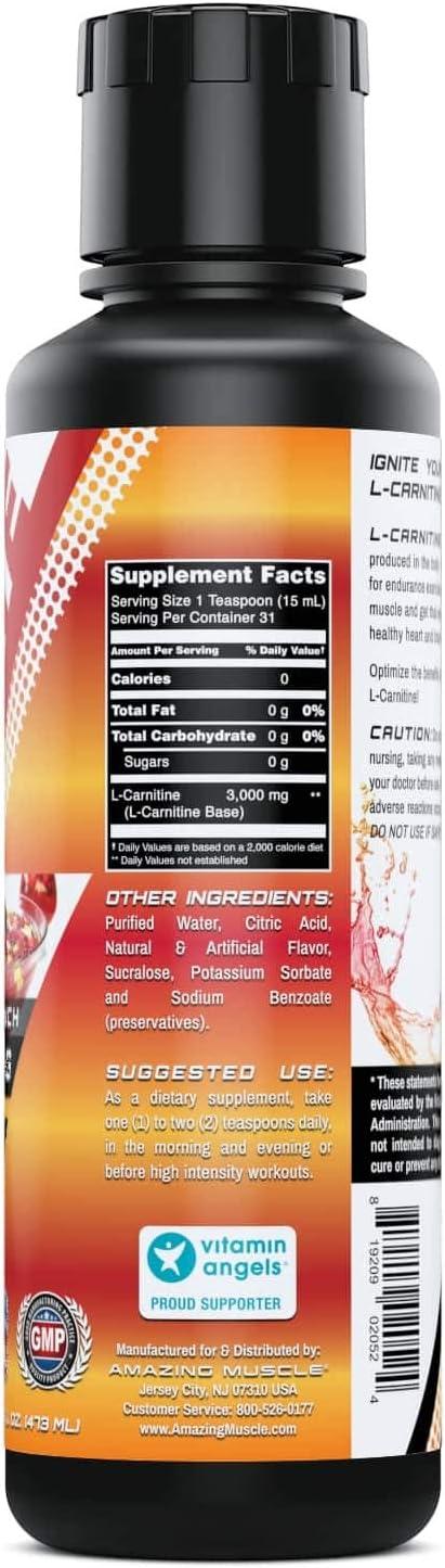 l carnitine for exercise Nutrex Research, Liquid L-Carnitine 3000, 31 Servings main image 0