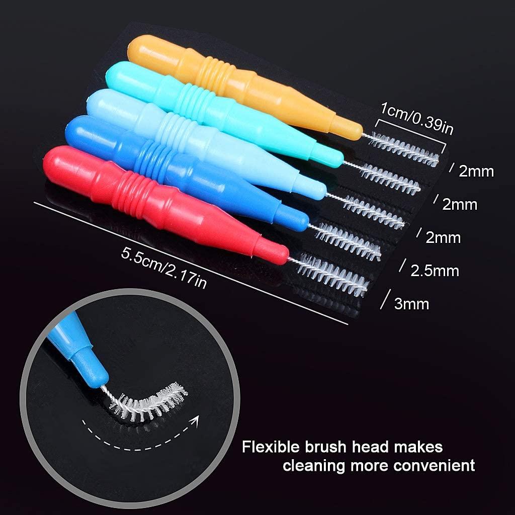 50 Pieces Interdental Brush,Toothpicks Tooth Flossing Head Oral Dental