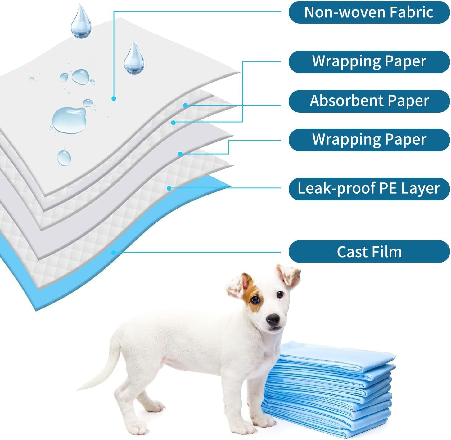 CAILOS Rabbit Pee Pads, Disposable Super Absorbent Diaper, Pet Toilet