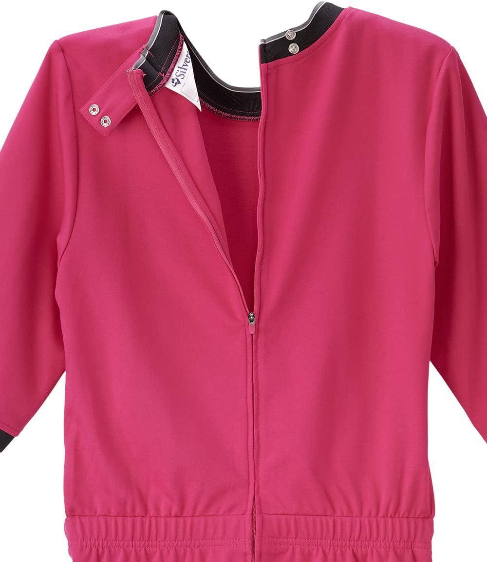 Buy Women's Anti-Stripe Adaptive Jumpsuit for Seniors Alzheimer