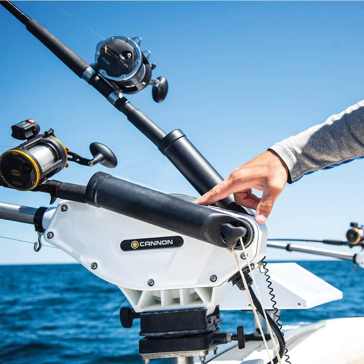 thumbnail image 2 of Cannon Low-Profile Swivel Downrigger Base - 360° Rotation With 16 Locking Positions For Fishing Boats 2 of 3