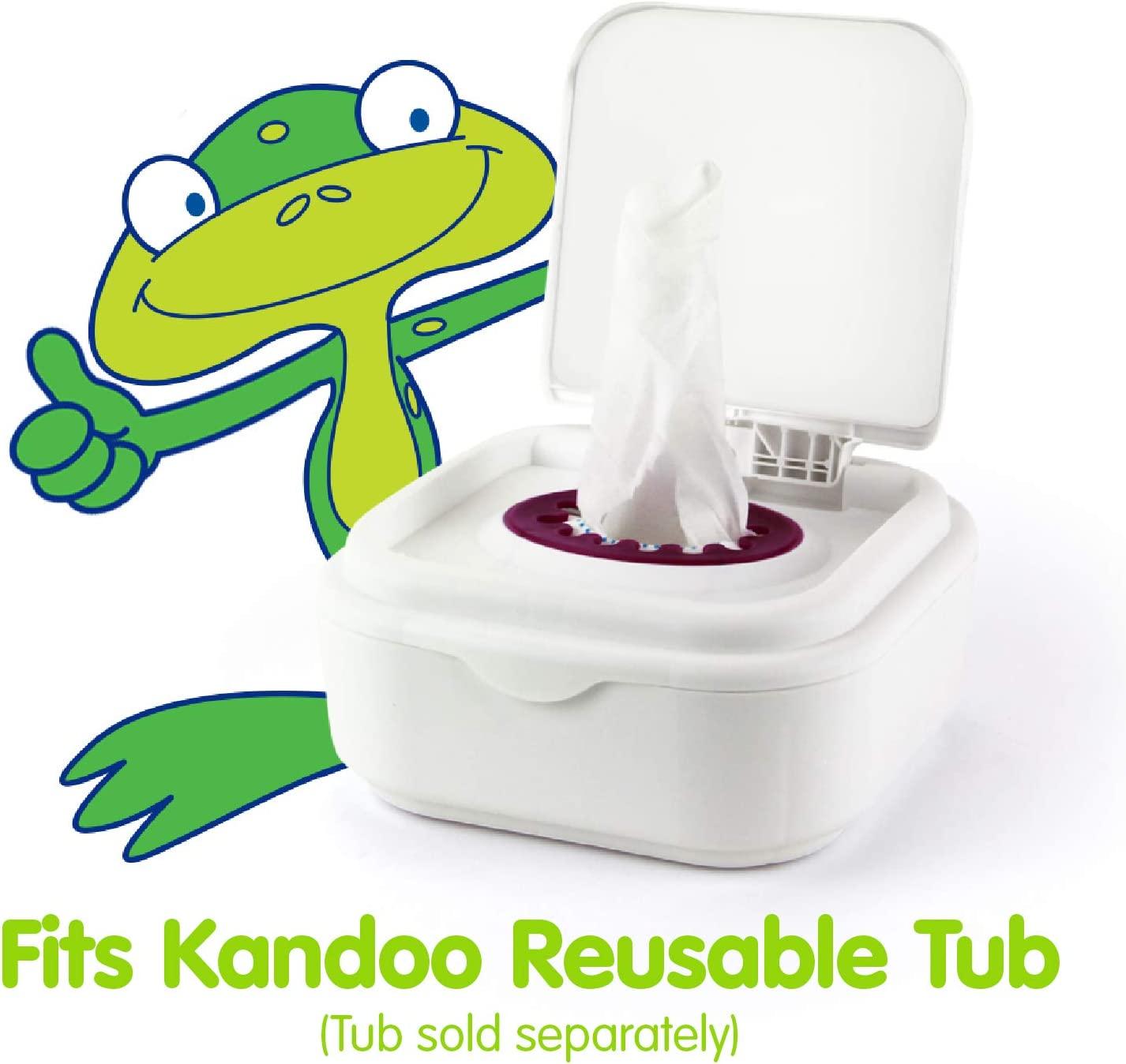 Kandoo Flushable Wipes for Baby and Kids by Kandoo, Unscented for