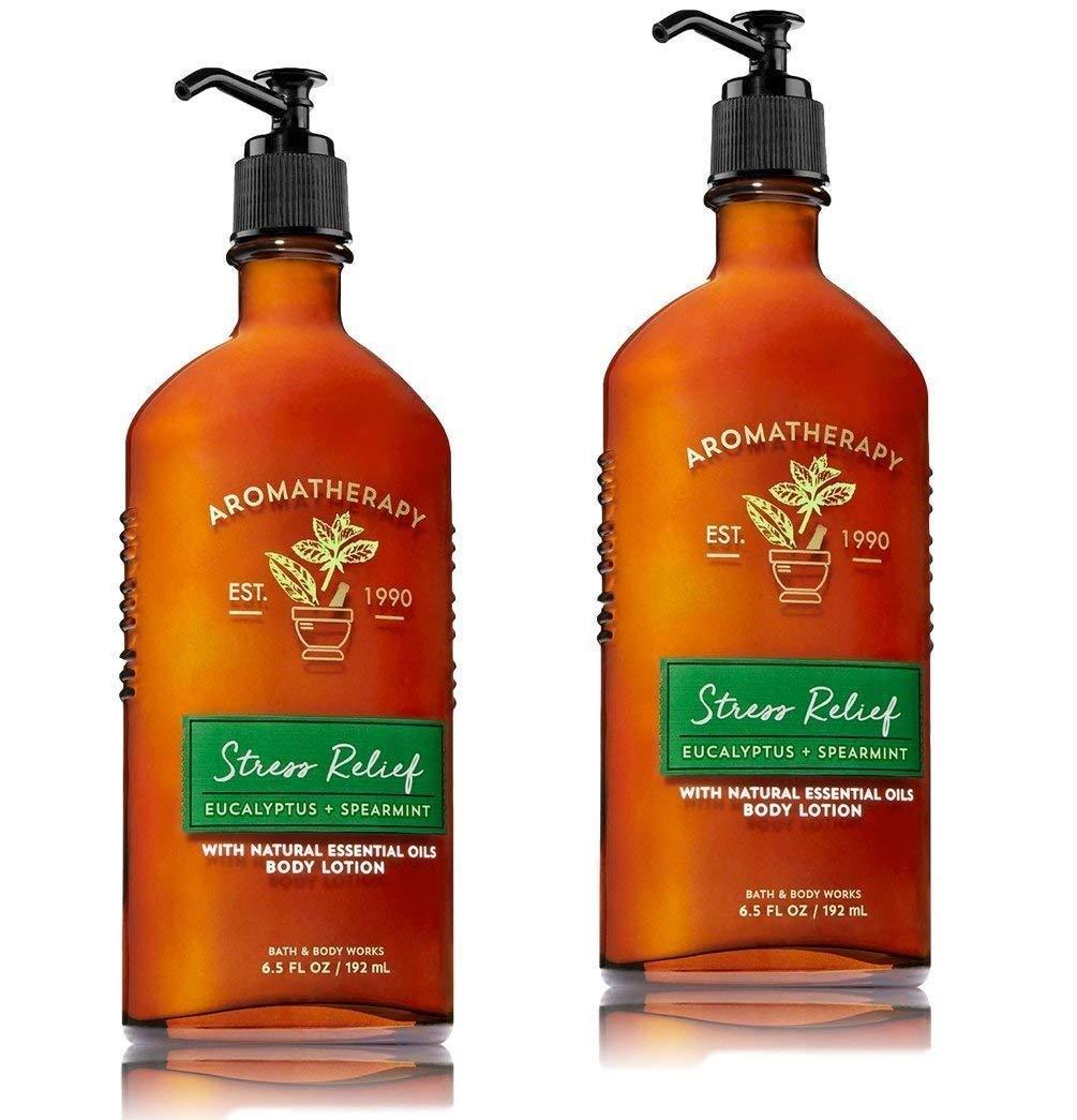 Aromatherapy Stress Relief Body Lotion Eucalyptus Spearmint 2 Pack