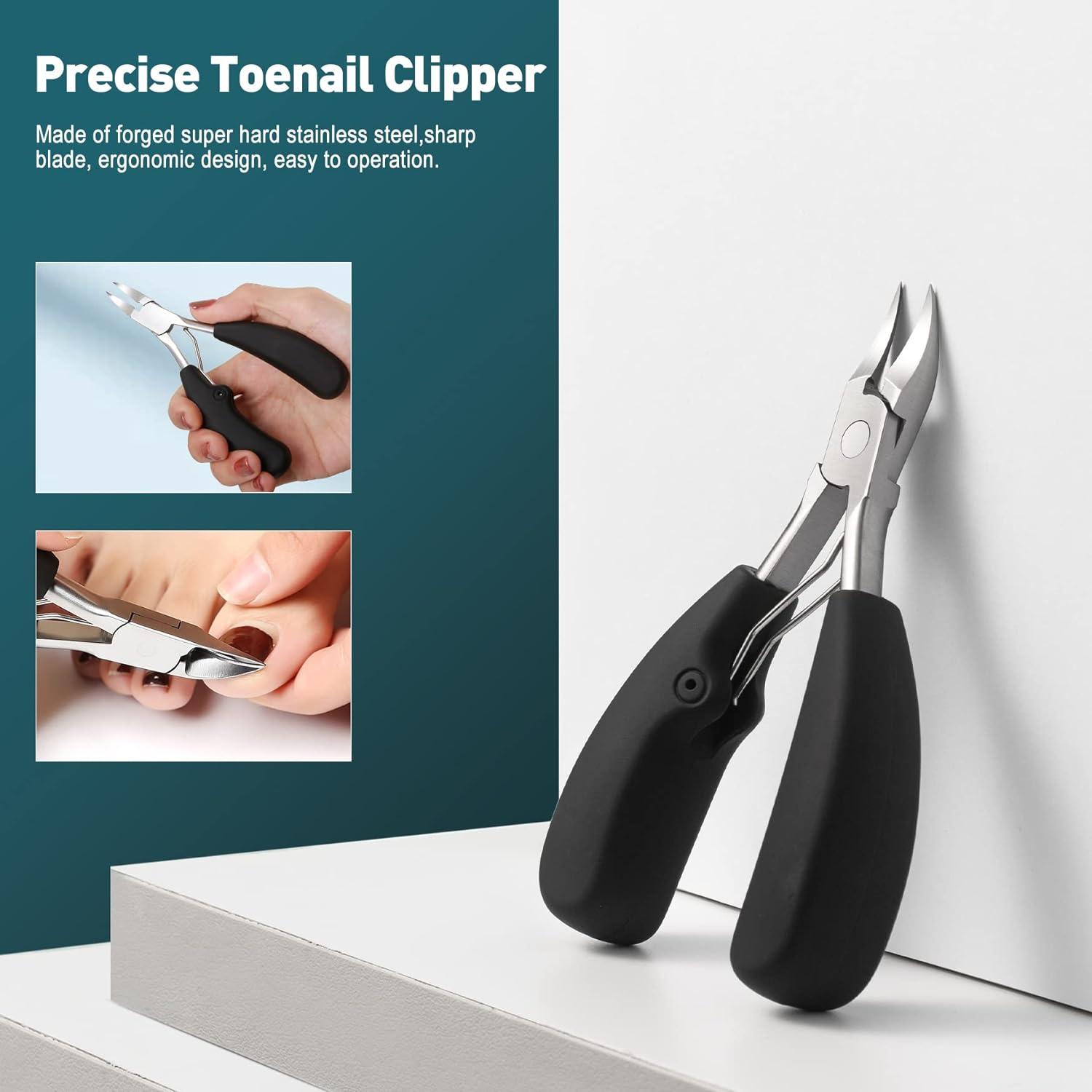 BEZOX Toenail Clippers for Thick and Ingrown Nails Professional