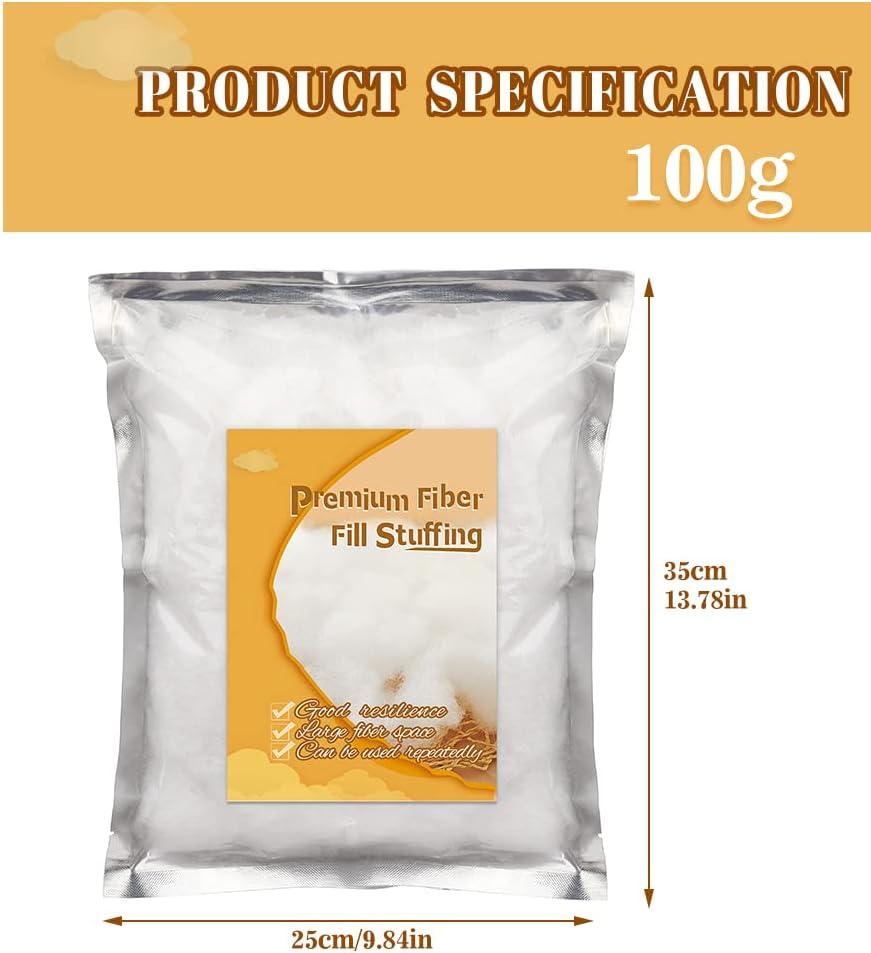 Pillow Fiberfill Stuffing 3.5oz High Resilience Polyester Cushion