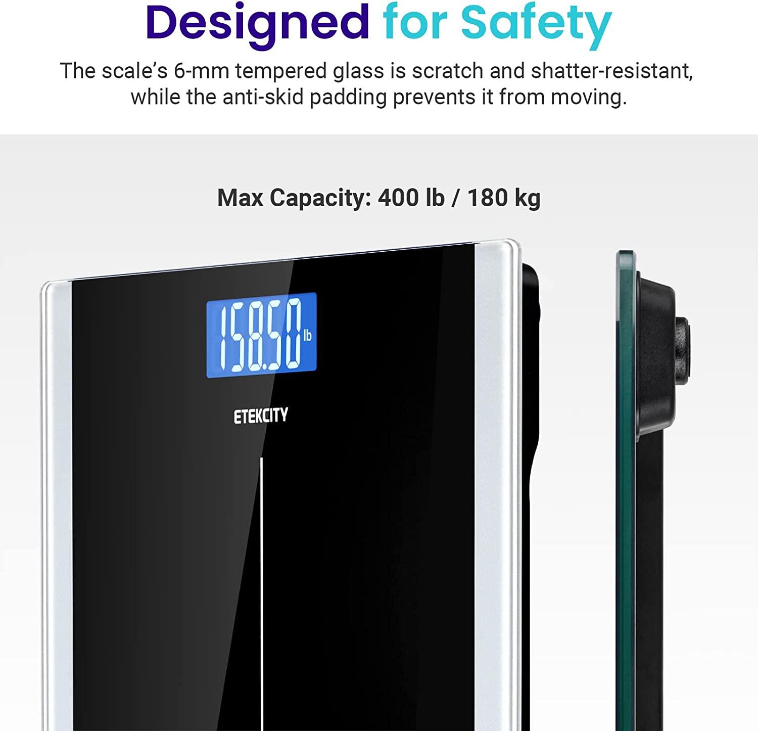 Etekcity Digital Body Weight Bathroom Scale with StepOn Technology
