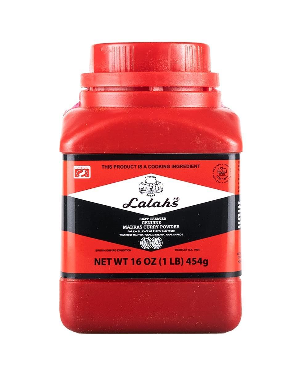 Lalah's Madras Curry Powder1lb 1 Pack