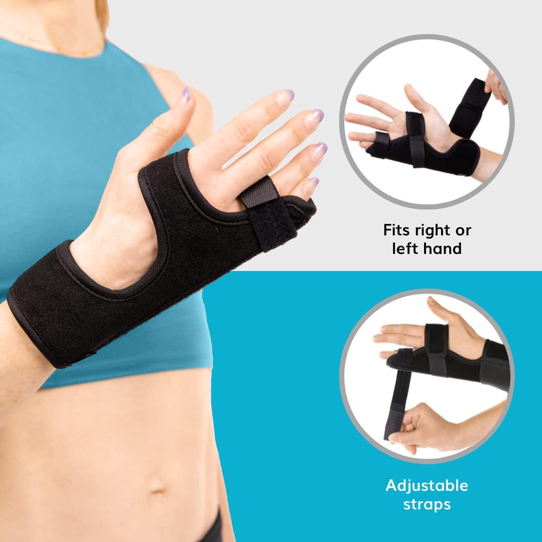BraceAbility Ulnar Gutter Splint Metacarpal Boxer Finger Fracture