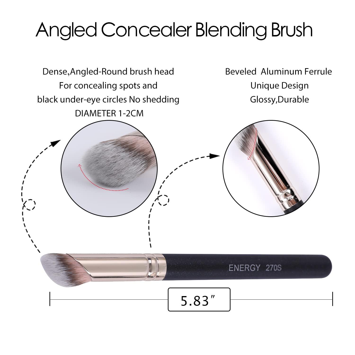 ENERGY Foundation Brushes Set Angled Foundation Brush & Mini