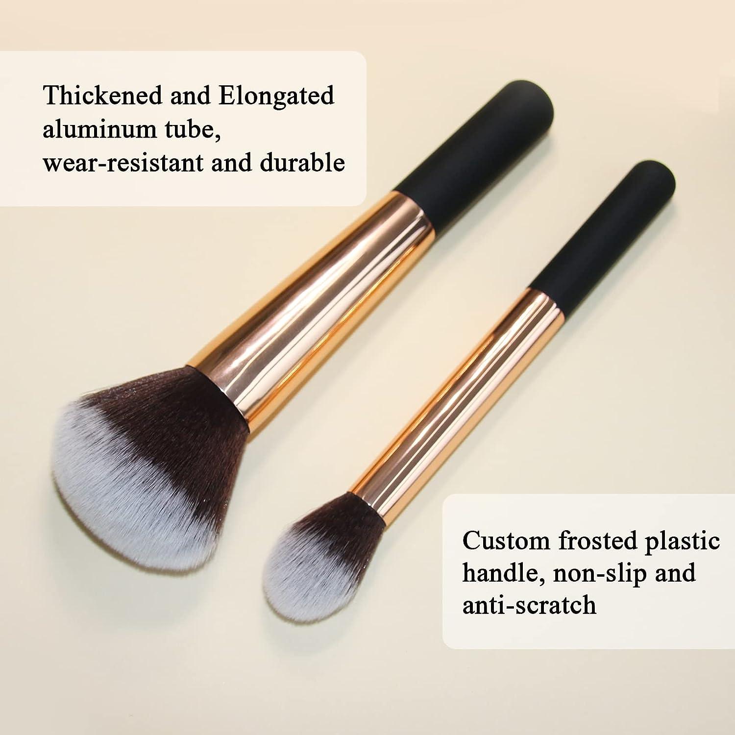 Loose Powder Brush - Professional Makeup Tool - Plastic Handle - Foundation  Blush Brush - Make Up Brush - for Facial Makeup 