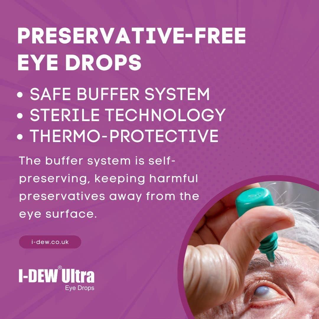 IDew Ultra Allergy Eye Drops for Dry Eyes Eye Drops for Allergies Eye Drops for Hay Fever Eye
