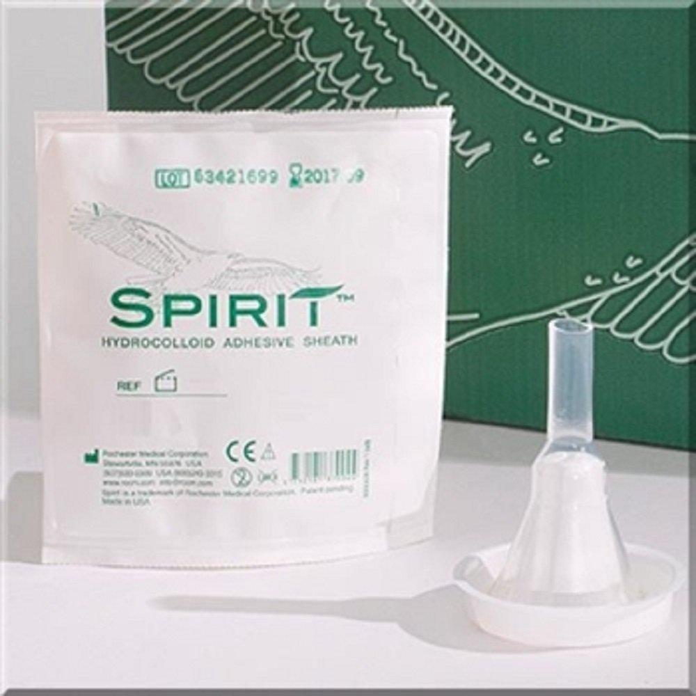 30 Pack Spirit Condom Catheters Hydrocolloid Sheath Style 1, 29mm