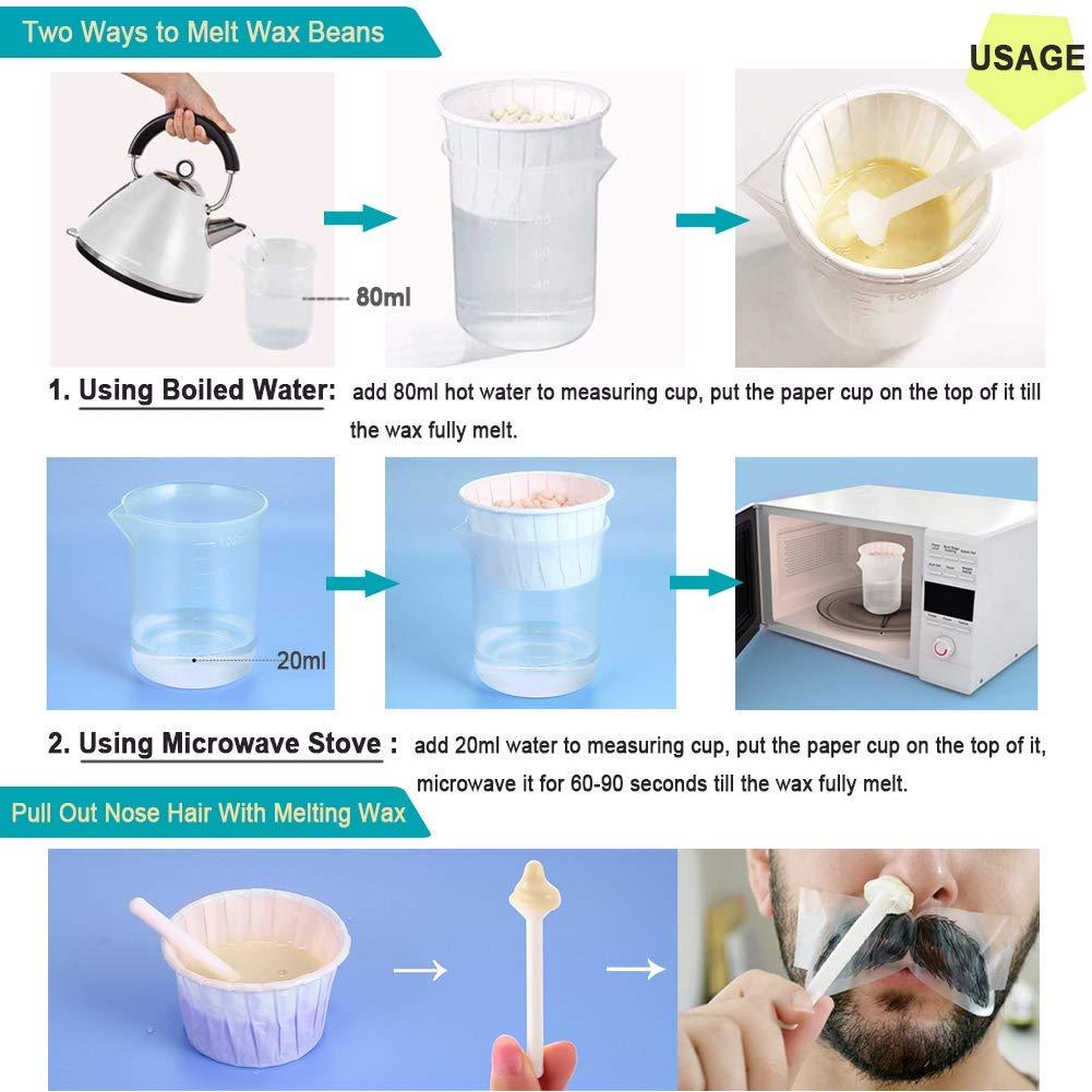 Nose Wax Hair Remover Oakeer Nose Wax Kit for Men and Women at Home