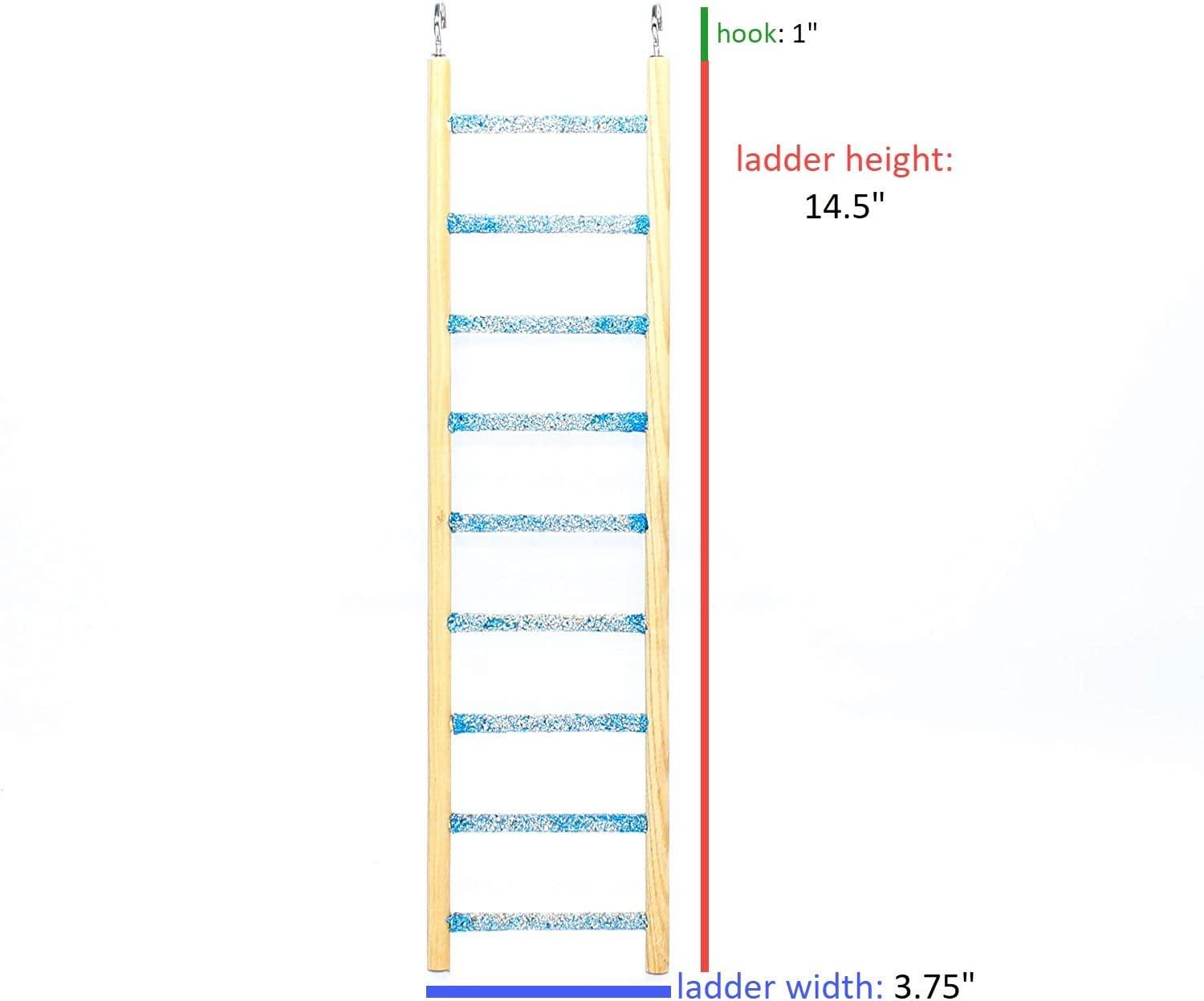 Penn-Plax Bird-Life Trimmer Plus 9 Step Ladder - Cement & Wood, Crushed ...