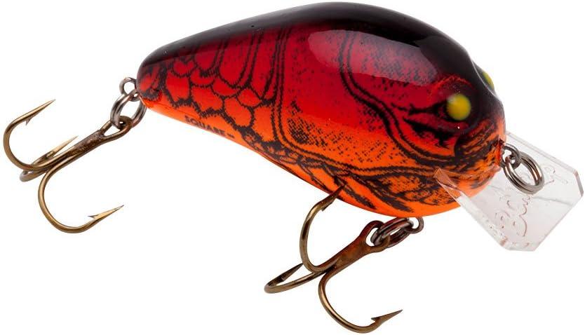 Bomber Lures Square A Crankbait Fishing Lure Apple Red Crawdad 1 5/8-Inch