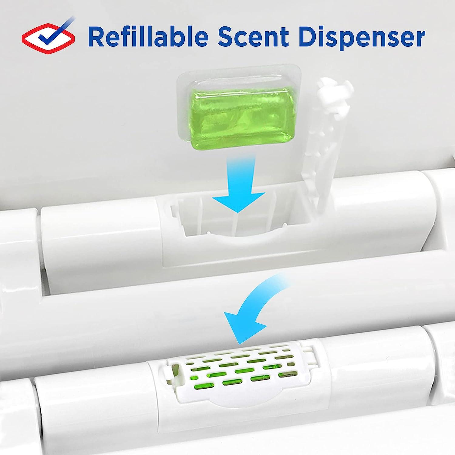 Clorox Antimicrobial Elongated Toilet Seat Stay Fresh Scent Easy