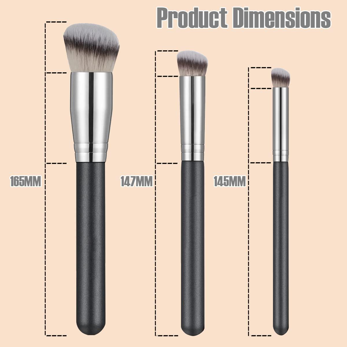 Rytrre Foundation Contour Brush for Liquid Makeup Professional Kabuki