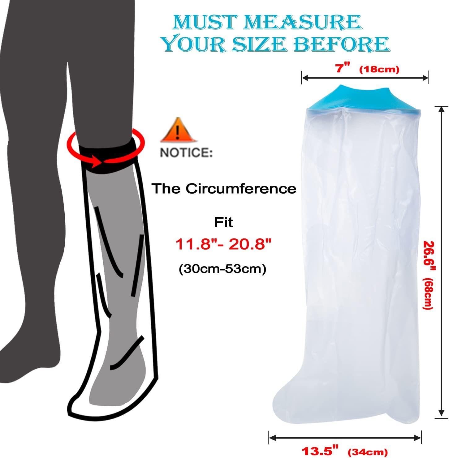Waterproof Kids Cast Cover long Leg for Shower Child Wound Barrier