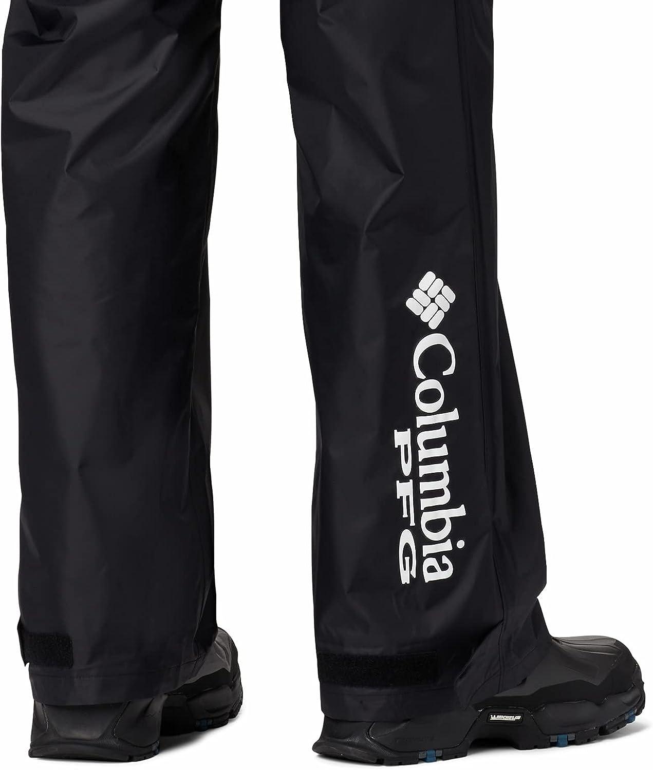 Columbia Men's PFG Storm Bib Pant Black 6X x 32 L
