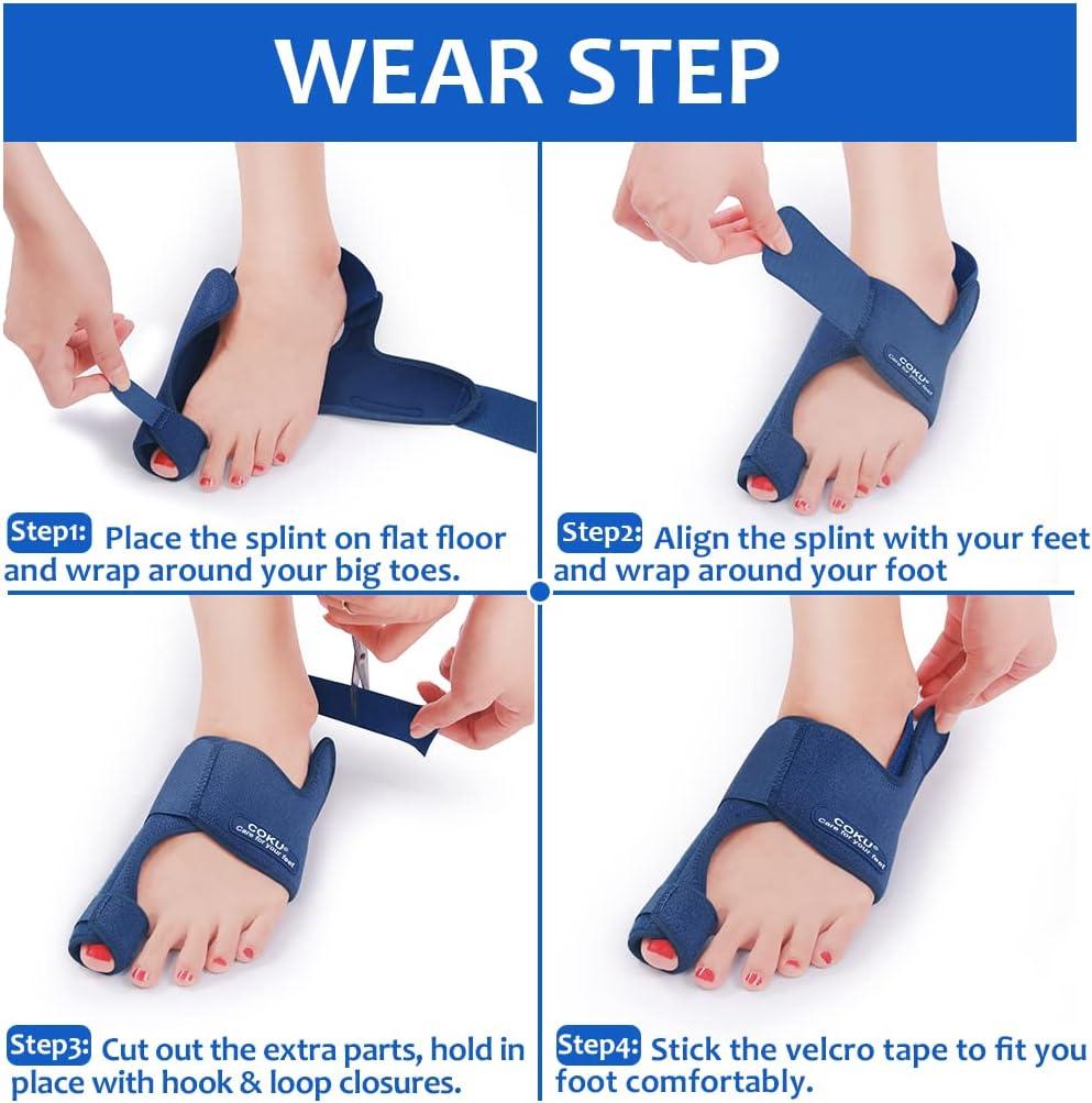 Bunion Corrector Splint Toe Separator Pads Orthopedic Bunion Big Toe