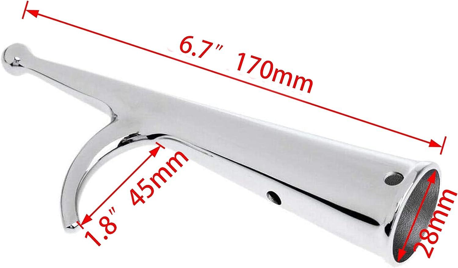 ISURE MARINE Stainless Steel Boat Hook Durable & RustResistant