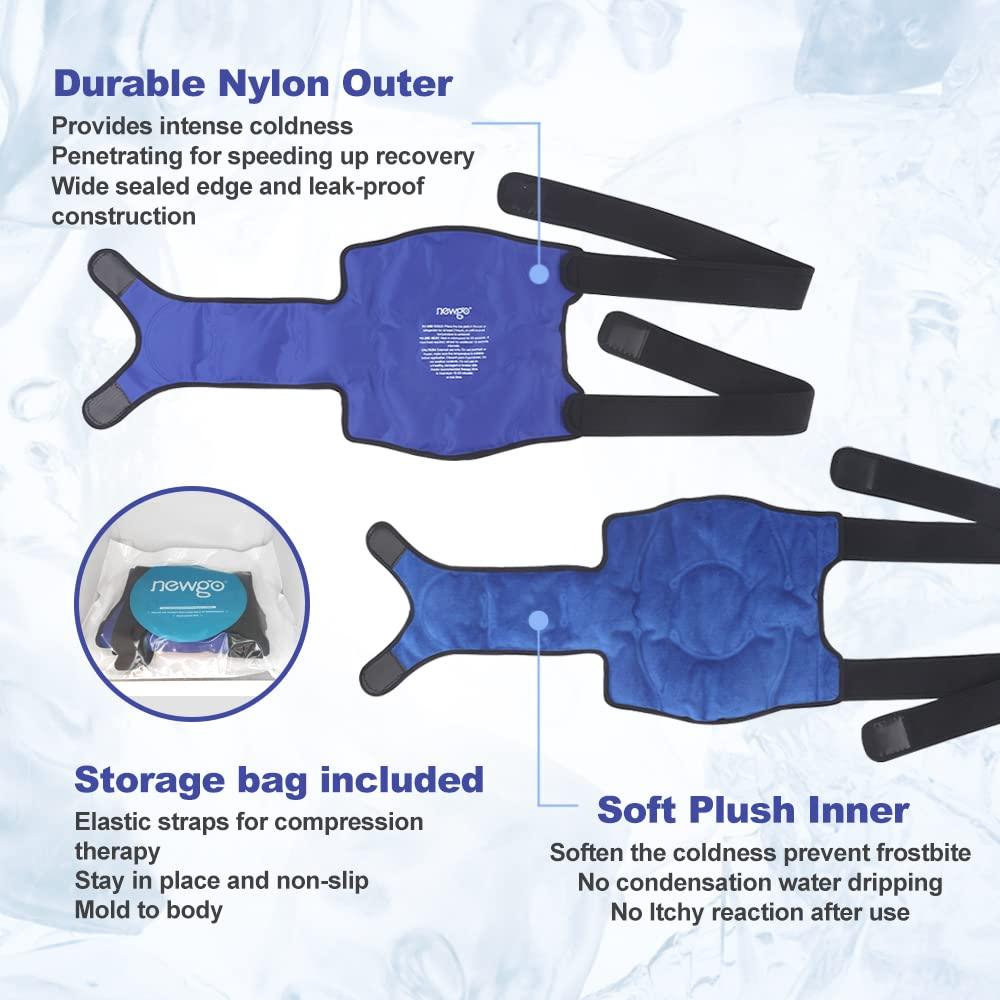 NEWGO Ice Pack for Knees Replacement Surgery, Reusable Gel Cold Pack