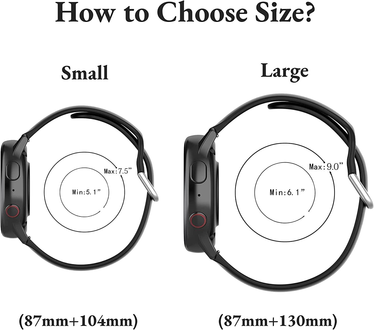 ECSEM Replacement Bands for Letsfit ID205L ID205S Smart Watch Soft