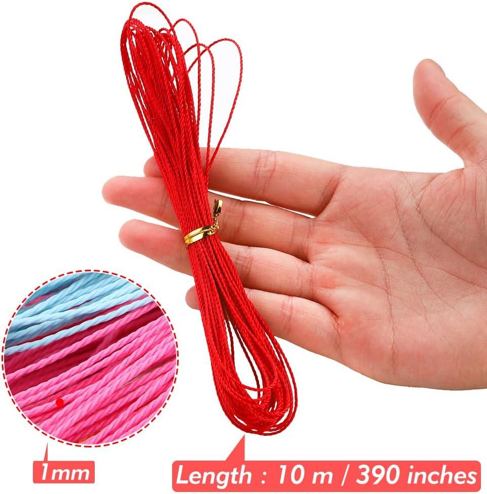 40 Meters Tie Dye Bracelet String for Jewelry Making Supplies, 2mm