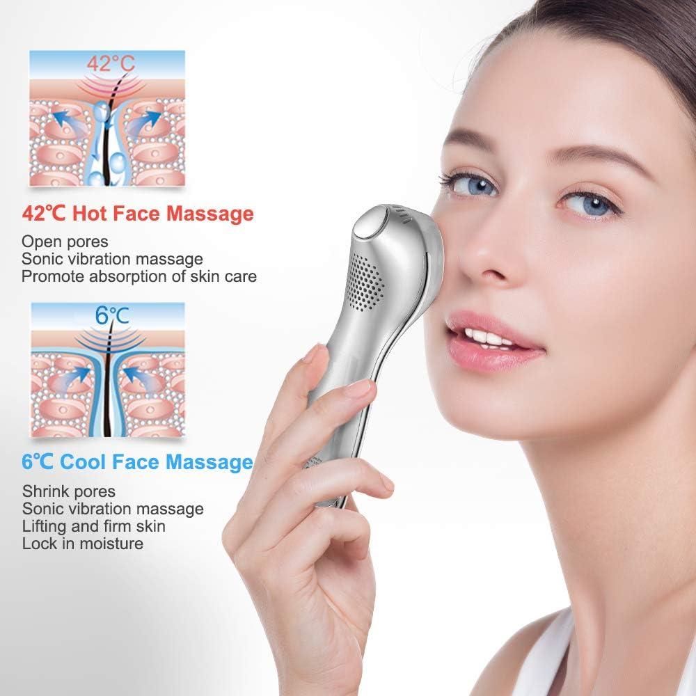 TOUCHBeauty TB-1589 シルバー温冷美顔器　ギフト TOUCHBeauty Facial & Eye Massager | Hot & Cool Anti-Aging