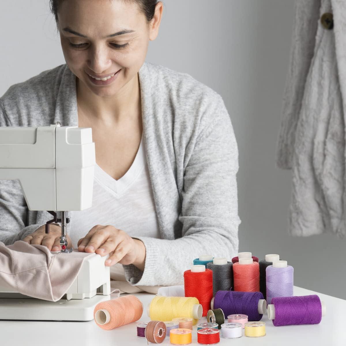 HAITRAL 100 Piece Sewing Thread Kit, Sewing Machine Starter Kit