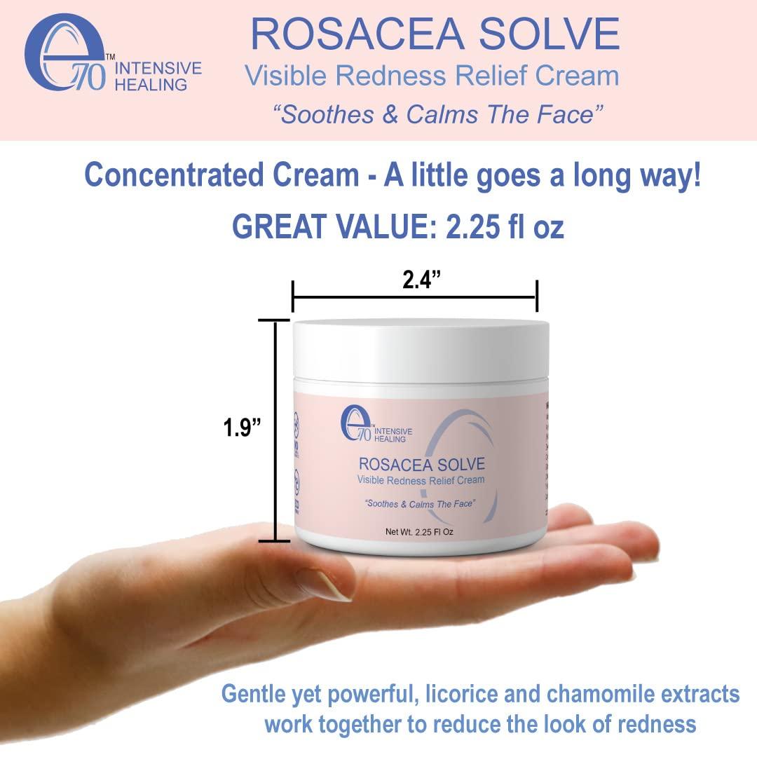 E70 Rosacea Solve Redness Relief Cream Calming Face Moisturizer For