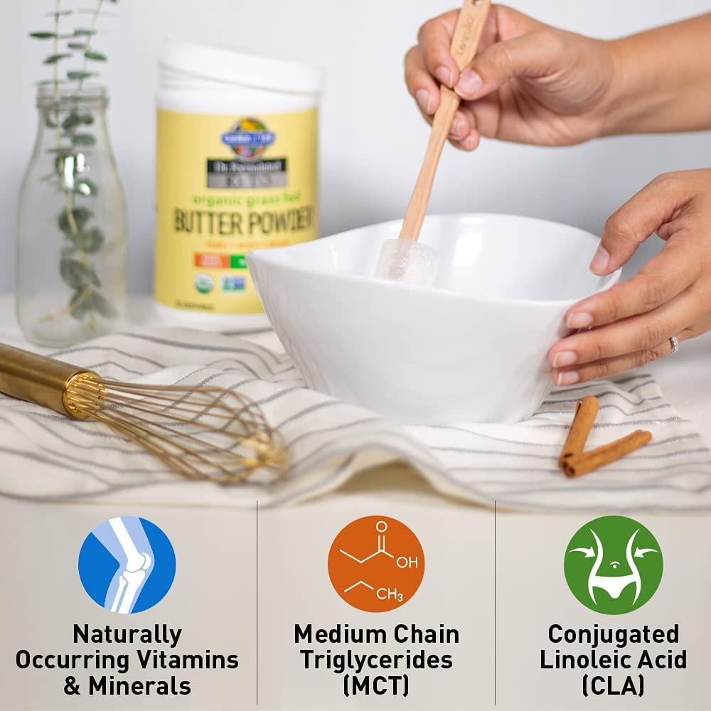 Garden of Life Dr. Formulated Keto Organic Grass Fed Butter Powder, 30