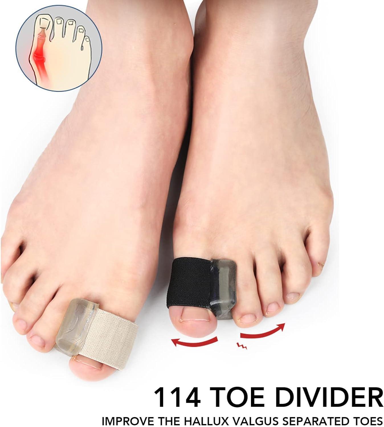 Toe Separators 6 Pairs Toe Spacers Separators Soft Flexible Overlapping