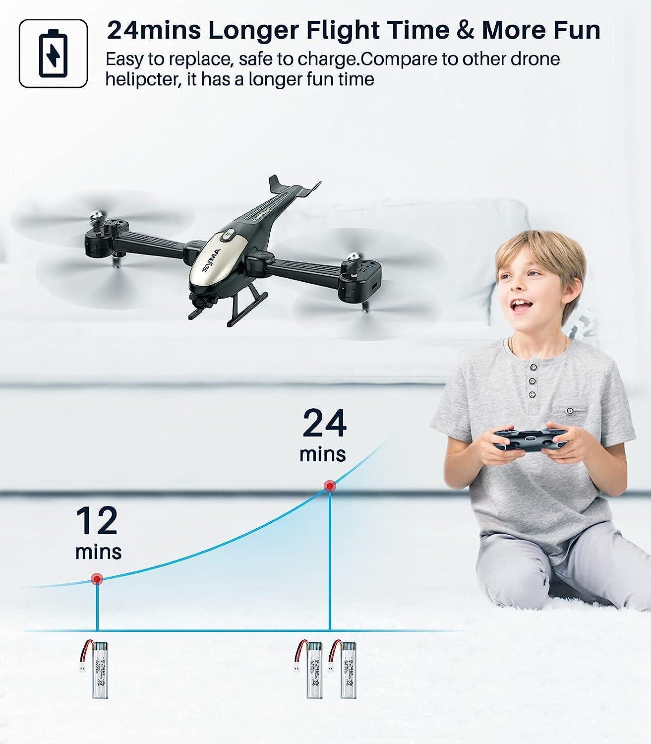 Remote control flying drone with camera clearance