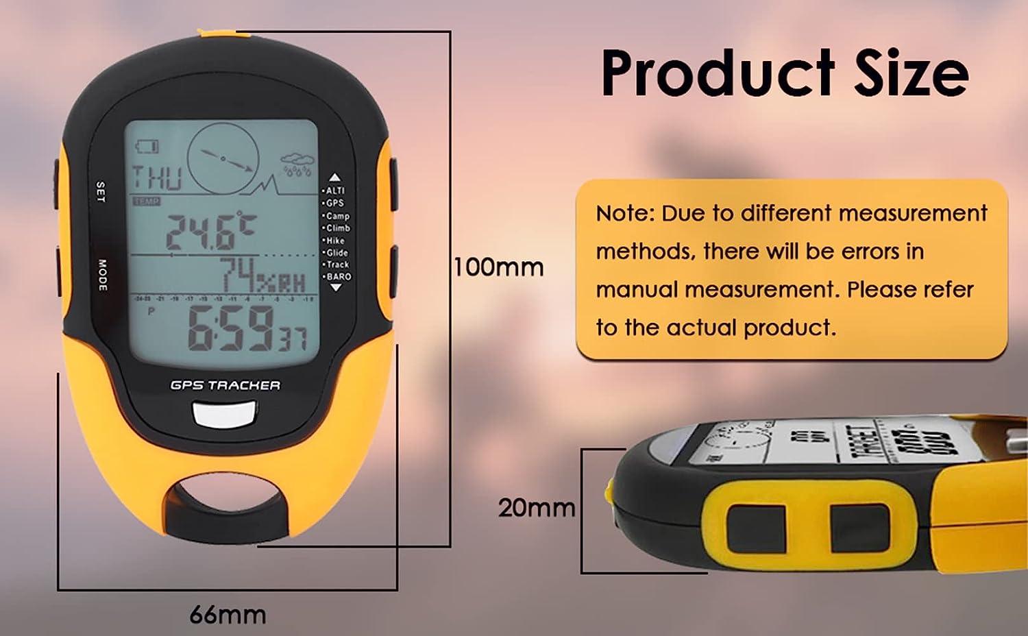 Digital Altimeter, GPS Navigation Receptor USB Portable
