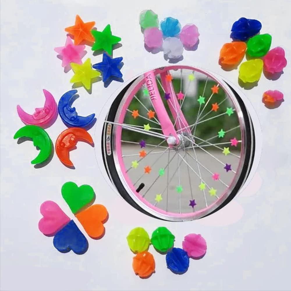 180 Pcs Perline Raggi Di Bicicletta Bambino Decorazioni Parlavano