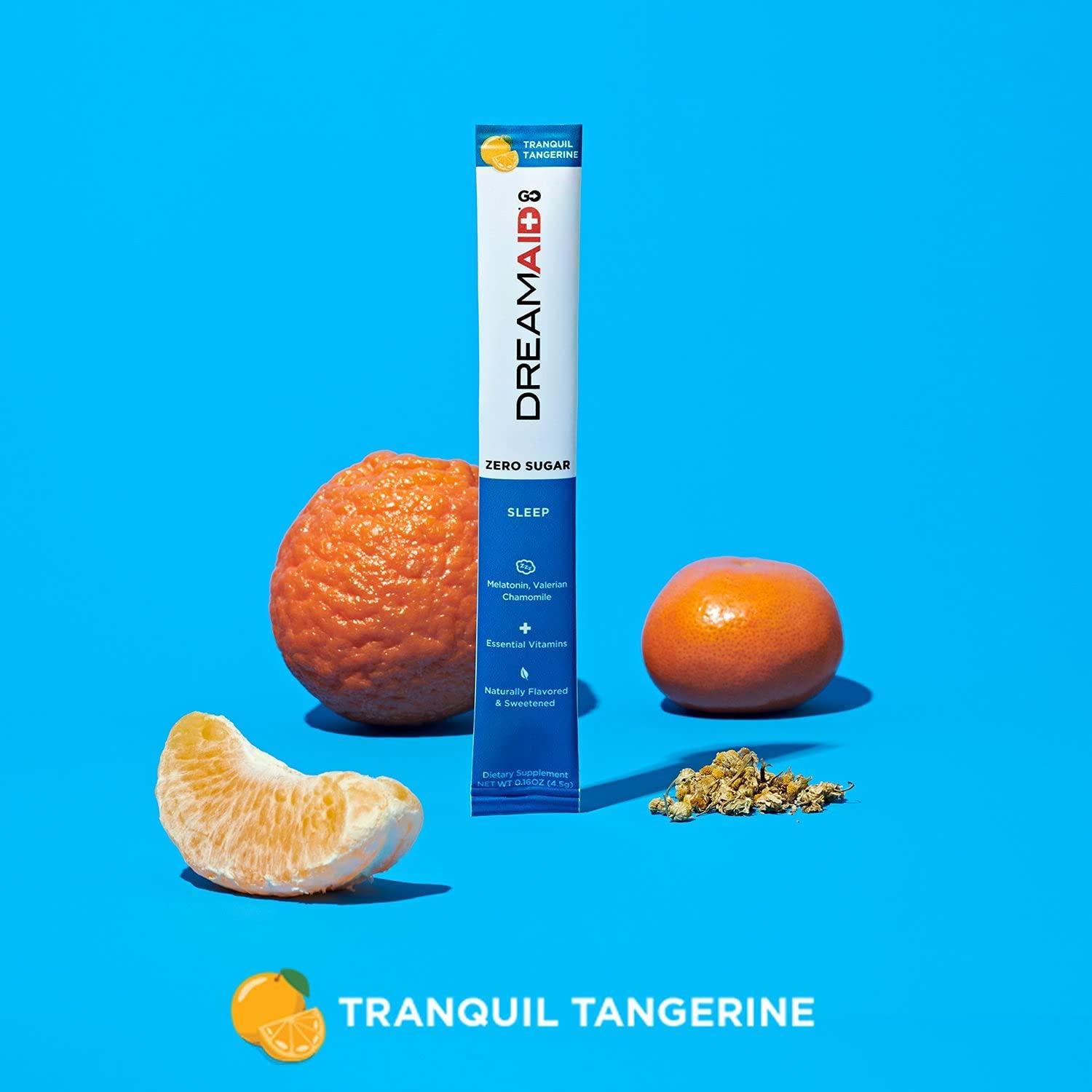 Sleep Aid Drink Mix, Melatonin, Chamomile Helps Adults Fall Asleep