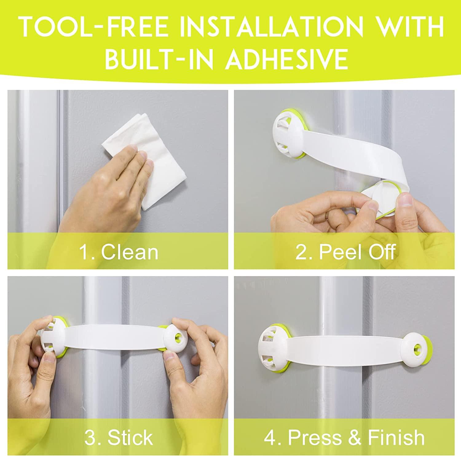 Adhesive Child Safety Door Safety Lock For Refrigerators From