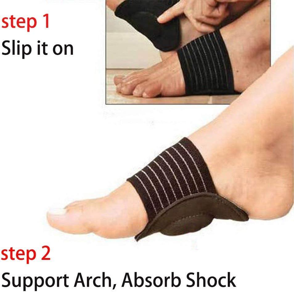 Arch Support Pad Orthotic Shoe Insert for Flat Foot Pain Plantar ...