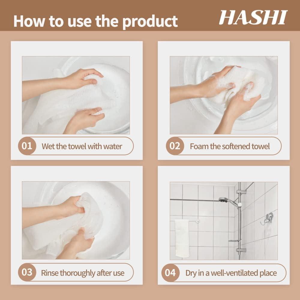 Korean Body Exfoliating Cloths for Sensitive Skin Remove Bad Smell