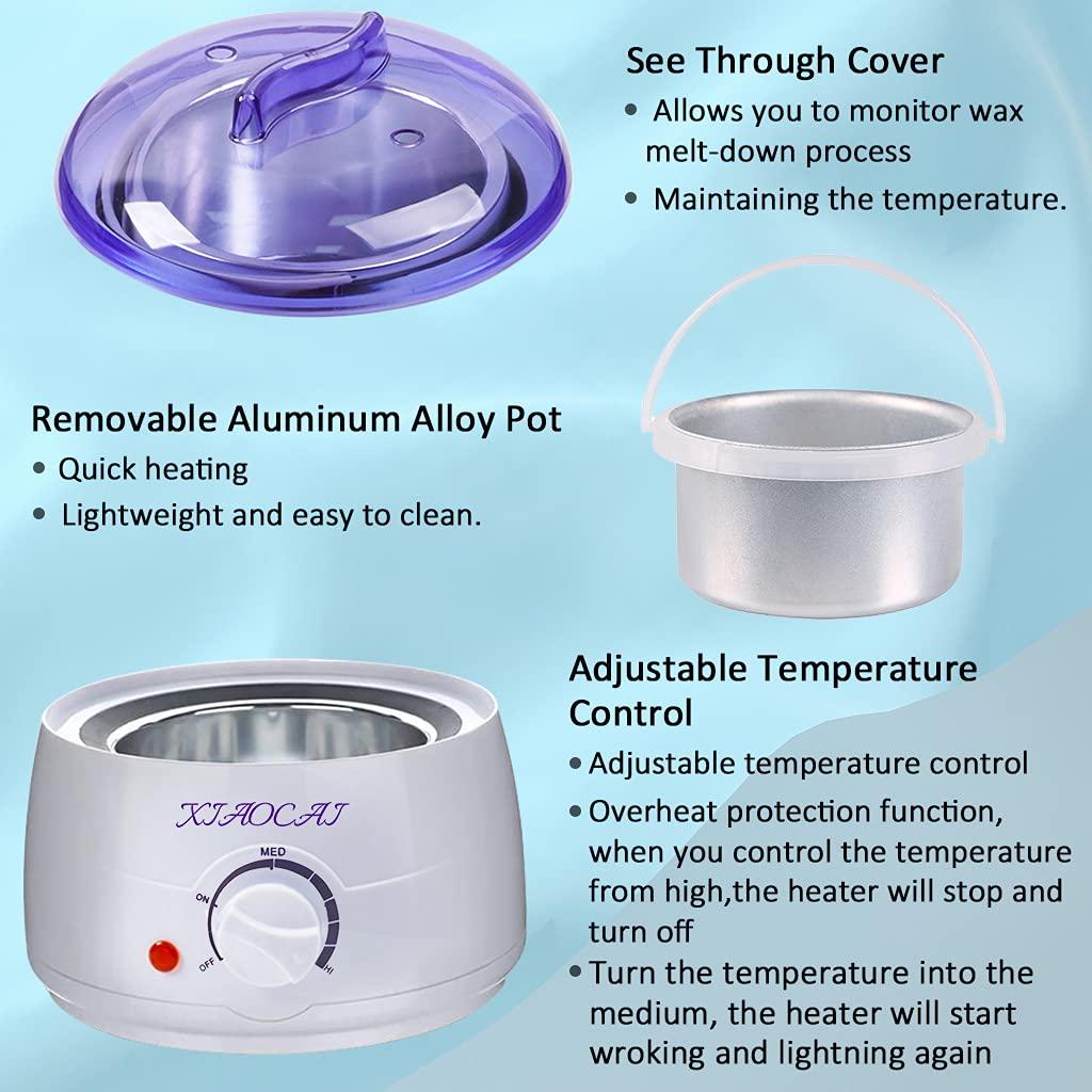 Professional Wax Warmer Heater Hair Removal Depilatory Home Waxing Kit  Beans