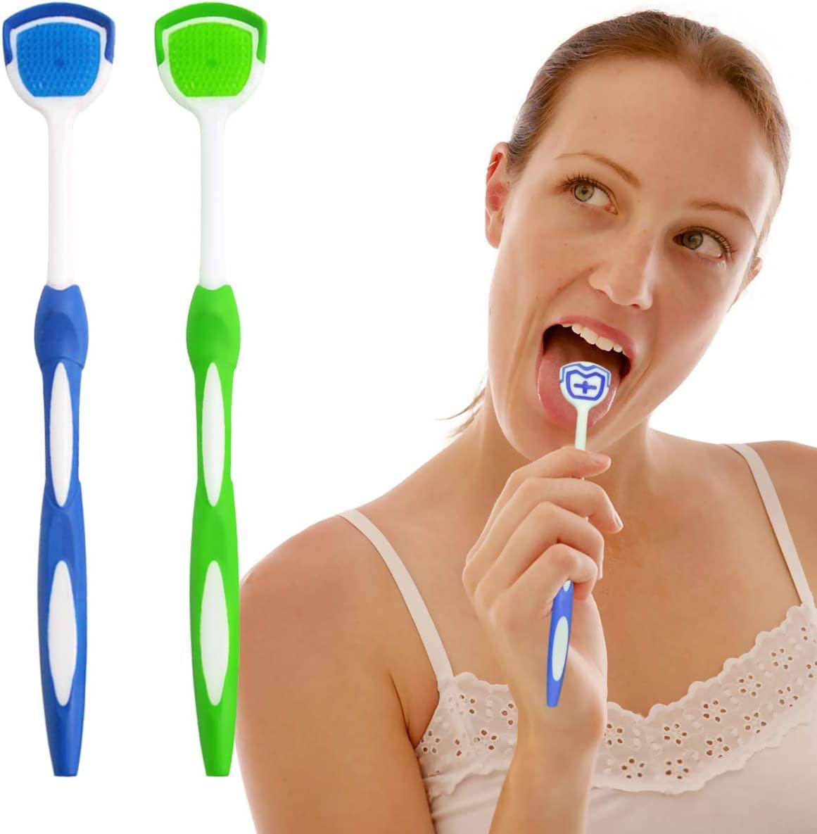 Tongue Brush, Tongue Scraper, Tongue Cleaner, Tongue Scraper Brush