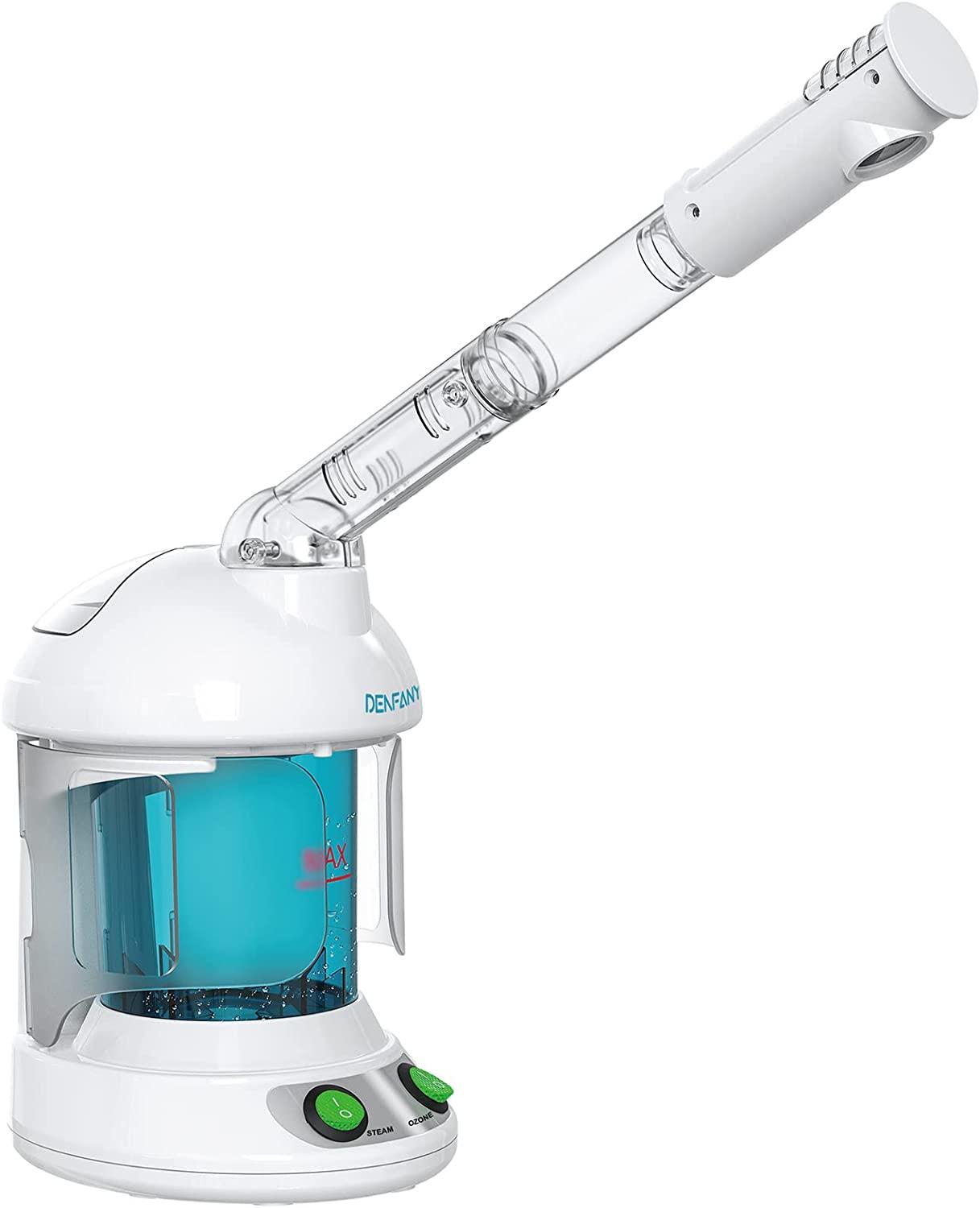 DENFANY Nano Ionic Face Steamer - Extendable 360 Rotating