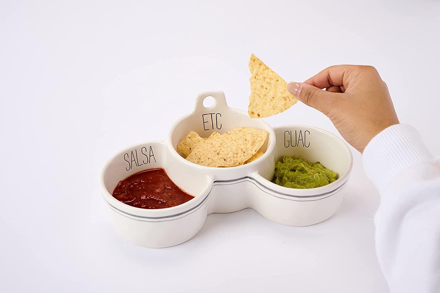 Mud Pie Melamine Bowl Set, 3" X 4.5" Dia, Guacamole